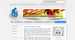 Desktop Screenshot of innowacyjnyregion.pl